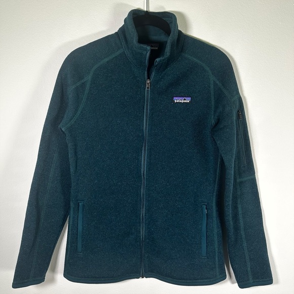 Patagonia Womens Better Sweater Jacket Dark Borealis Green Jeweltoned XS - Picture 1 of 10